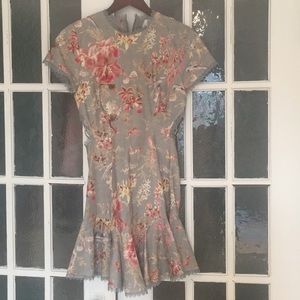 Zimmermann Mercer Flutter Dress Blue size 1.
